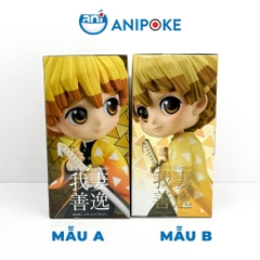 Mô hình Zenitsu vol 1 Qposket Kimetsu no yaiba Thanh gươm diệt quỷ chính hãng Bandai, (full box) Nhập từ Nhật KNY