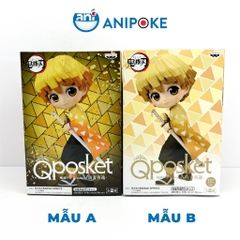 Mô hình Zenitsu vol 1 Qposket Kimetsu no yaiba Thanh gươm diệt quỷ chính hãng Bandai, (full box) Nhập từ Nhật KNY