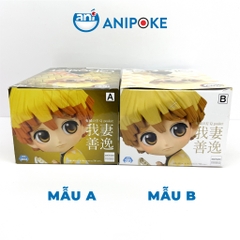Mô hình Zenitsu vol 1 Qposket Kimetsu no yaiba Thanh gươm diệt quỷ chính hãng Bandai, (full box) Nhập từ Nhật KNY