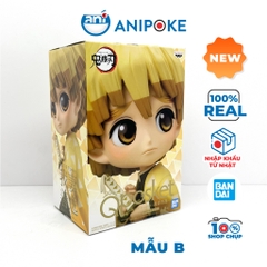 Mô hình Zenitsu vol 1 Qposket Kimetsu no yaiba Thanh gươm diệt quỷ chính hãng Bandai, (full box) Nhập từ Nhật KNY
