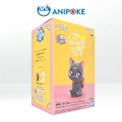Mô hình Mèo Luna Artemis ngồi Luffy Buffy vol 2 Sailor Moon Cosmos, Mới - Nguyên seal,Bandai, hàng nội địa Nhật