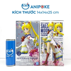 Mô hình Super Sailor Moon II - A cầm trượng mặt trăng  Glitters and glamous New, chính hãng Bandai, nguồn Nhật F67-08