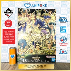 Poster nhựa dẻo Saint Seiya Shaka Donko Xử Nữ Kim Ngưu Song Tử Song Ngư Thiên Bình Bò Cạp Thiên Bình Ichiban Kuji