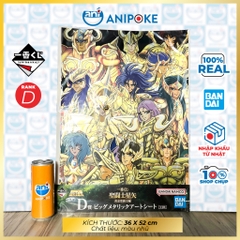 Poster nhựa dẻo Saint Seiya Shaka Donko Xử Nữ Kim Ngưu Song Tử Song Ngư Thiên Bình Bò Cạp Thiên Bình Ichiban Kuji