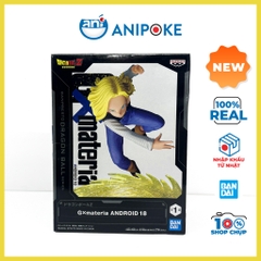 Mô hình Android 18 Lazuli GXMaterial Dragon balls chính hãng Nhật F74-04