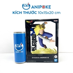 Mô hình Android 18 Lazuli GXMaterial Dragon balls chính hãng Nhật F74-04