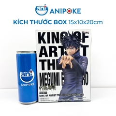 Mô hình Megumi King of Artist KOA Jujutsu Kaisen Chú Thuật hồi chiến, chính hãng Bandai  (Nhập từ Nhật Full box) F75-02