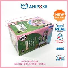 Mô hình Luyến trụ Mitsuri  ăn cơm nắm Kimetsu no yaiba chính hãng Sega Nhật - Anipoke F32-04