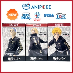 Mô hình Shiba Hakkai, Mikey Manjiro Sano, Hanagaki Takemichi  Mikey Round 1 Tokyo Revengers hàng chính hãng SEGA Nhật