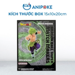 Mô hình Super Saiyan Broly x super saiyan vegeto Match makers Dragon Ball chính hãng Bandai Nhật f75-15