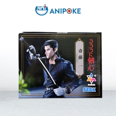 Mô hình Hajime Saito Luminasta Rurouni Kenshin , Chính hãng Bandai, Nhập từ Nhật f75-18