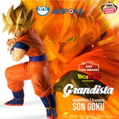 Mô hình Super saiyan Son GoKu Grandista Dragon ball Z Dragon Ball chính hãng Nhật F82-06