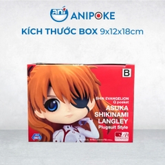 Mô hình ASUKA Shikinami Langley plugsuit Style Q posket B Evangelion Banpeston Chính hãng Nhập từ Nhật Full box