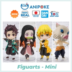 Mô hình Figuarts mini Tanjiro Nezuko Zenitsu Inosuke chính hãng Nhật.