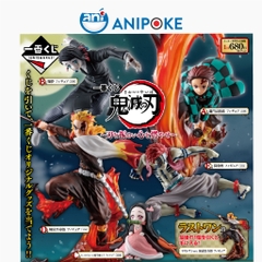 Mô hình Rengoku Rank D Mugen Train - Shake the sword, burn your heart Kimetsu no yaiba, Chính hãng Bandai Nhật F65-07