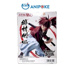 Mô hình Lãng khách Himura Rurouni Kenshin Vibration Stars, Chính hãng Bandai, Nhập từ Nhật F70-16