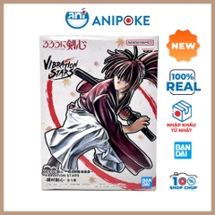Mô hình Lãng khách Himura Rurouni Kenshin Vibration Stars, Chính hãng Bandai, Nhập từ Nhật F70-16