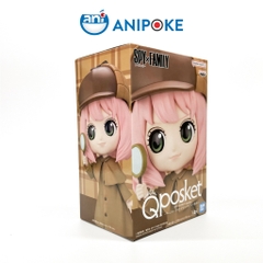 Mô hình Anya Foger Serlock Holme A Qposket Spy X Family Chính hãng Bandai, (Nhập từ Nhật Full box)