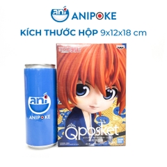 Mô hình Kenshin 1 vết sẹo 2021 Qposket Rurouni Kenshin , Chính hãng Bandai, Nhập từ Nhật f81-06