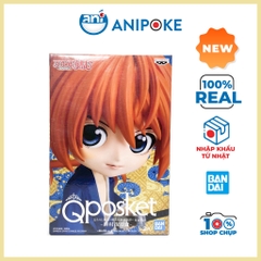 Mô hình Kenshin 1 vết sẹo 2021 Qposket Rurouni Kenshin , Chính hãng Bandai, Nhập từ Nhật f81-06