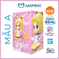 Mô hình Eternal Sailor Moon, Thủy Thủ Mặt Trăng Eternal Q psket, New, full seal Qposket hàng nội địa Nhật