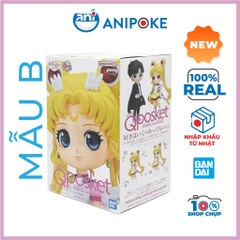 Mô hình Eternal Sailor Moon, Thủy Thủ Mặt Trăng Eternal Q psket, New, full seal Qposket hàng nội địa Nhật