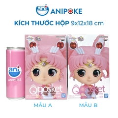 Mô hình Eternal Sailor chibi Moon Thủy Thủ chibi Eternal - Mẫu B, New, full seal Qposket hàng nội địa Nhật F17-N