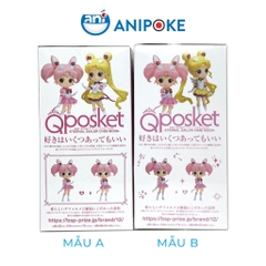 Mô hình Eternal Sailor chibi Moon Thủy Thủ chibi Eternal - Mẫu B, New, full seal Qposket hàng nội địa Nhật F17-N