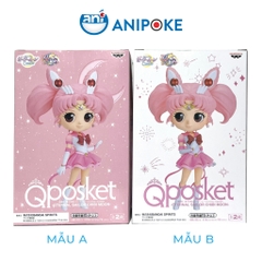 Mô hình Eternal Sailor chibi Moon Thủy Thủ chibi Eternal - Mẫu B, New, full seal Qposket hàng nội địa Nhật F17-N