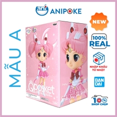 Mô hình Eternal Sailor chibi Moon Thủy Thủ chibi Eternal - Mẫu B, New, full seal Qposket hàng nội địa Nhật F17-N