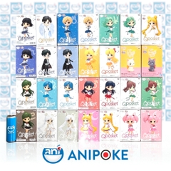 Mô hình Eternal Sailor Mercury, Thủy Thủ Sao Thủy Eternal - MẫuA, New, full seal Qposket, hàng nội địa Nhật F17E