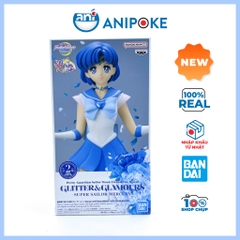 Mô hình Super Sailor Mercury Glitters and glamous Thủy Thủ Sao Thủy New, full seal  Bandai, hàng nội địa Nhật F44-7