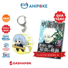 Móc khóa Gojo Sukuna Yuji Megumi Nanami Jujutsu Kaisen + Quà tặng Jujutsu Kaisen 26 27 28 29 30 - chính hãng Nhật Bản
