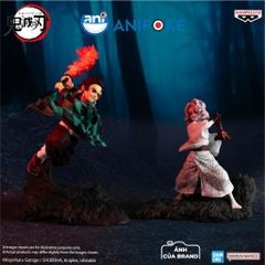 Mô hình Tanjiro VS Rui combination Battle,  Kimetsu no yaiba, Chính hãng Nhật F0-51