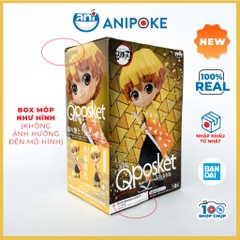 Mô hình Zenitsu vol 1 Qposket Kimetsu no yaiba Thanh gươm diệt quỷ chính hãng Bandai, (full box) Nhập từ Nhật KNY