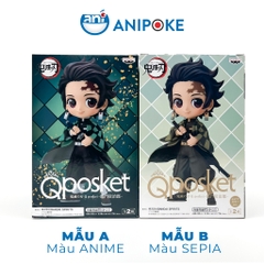 Mô hình Tanjiro - rút gươm  vol1 Qposket Kimetsu no yaiba chính hãng (Nhập từ Nhật Full box)