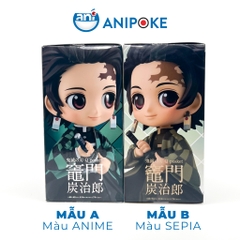 Mô hình Tanjiro - rút gươm  vol1 Qposket Kimetsu no yaiba chính hãng (Nhập từ Nhật Full box)