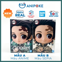 Mô hình Tanjiro - rút gươm  vol1 Qposket Kimetsu no yaiba chính hãng (Nhập từ Nhật Full box)