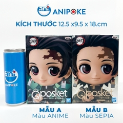 Mô hình Tanjiro - rút gươm  vol1 Qposket Kimetsu no yaiba chính hãng (Nhập từ Nhật Full box)