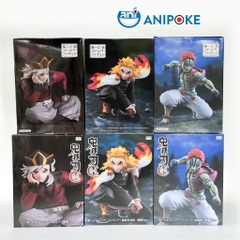 HÀNG SẴN Mô hình Viêm Trụ Rengoku Thượng Tam Akaza  Kimetsu no yaiba noodle stopper figure, Chính hãng Furyu - Nhật