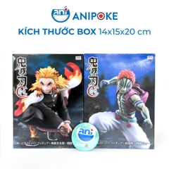 HÀNG SẴN Mô hình Viêm Trụ Rengoku Thượng Tam Akaza  Kimetsu no yaiba noodle stopper figure, Chính hãng Furyu - Nhật