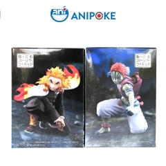 HÀNG SẴN Mô hình Viêm Trụ Rengoku Thượng Tam Akaza  Kimetsu no yaiba noodle stopper figure, Chính hãng Furyu - Nhật