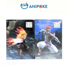 HÀNG SẴN Mô hình Viêm Trụ Rengoku Thượng Tam Akaza  Kimetsu no yaiba noodle stopper figure, Chính hãng Furyu - Nhật