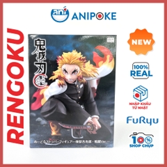 HÀNG SẴN Mô hình Viêm Trụ Rengoku Thượng Tam Akaza  Kimetsu no yaiba noodle stopper figure, Chính hãng Furyu - Nhật