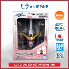 Mô hình loa Gundam SEED Freedom Infinite Justice Gundam Type-II head speaker chính hãng Bandai - Nhật  Cổng 1.1 F89-08