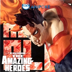 Mô hình Anh hùng lửa Enji Endeavor tóc ngắn My Hero plus MHA Học Viện Anh Hùng  chính hãng Bandai Nhật f69-10