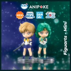 Mô hình Figuarts Mini Super Sailor Uranus - Neptune Thủy thủ sao Thiên Vương - sao Hải Vương Chính hãng Bandai