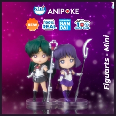 Mô hình Figuarts Mini Super Sailor Pluto - Saturn thủy thủ sao Diêm Vương - sao Thổ Chính hãng Bandai Anipoke