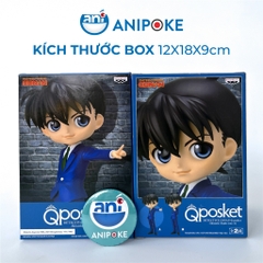 Mô hình Shinichi Q posket A Thám Tử Lừng Danh Conan Detective chính hãng Bandai Anipoke