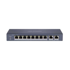 Switch mạng 8 cổng PoE 100M, 2 cổng uplink Gigabit, Layer 2, DS-3E0310P-E/M